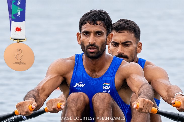 Satnam Singh and Salman Khan win Asian Games rowing bronze