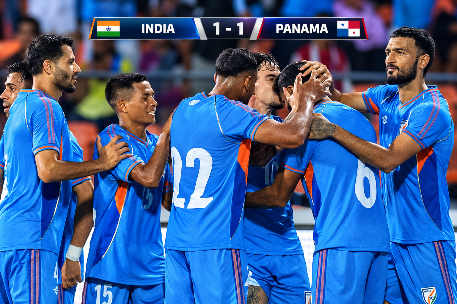 India Hold Panama to 1–1 Draw in Bengaluru